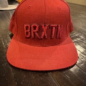 Brixton Red Snapback Hat